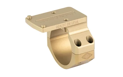 REPTILIA ROF-SAR 34MM RMR flat dark earth ring mount, angled front and top view