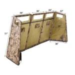 AdvenTec LLC dba Rig Em Right Outdoors Rig'Em Right Panel Blind Optifade Marsh - alternate view 2