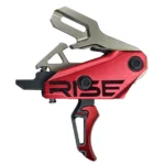 Rise Armament RISE REV 535 SILVR/RED CRVD/FLT BLDS
