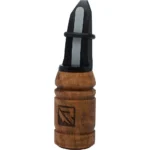 Higdon Outdoors Riven Menace Elk Mouth Call, maple body with black external reed