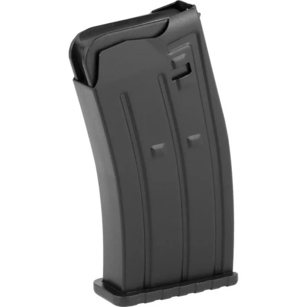 Armscor MAG ROCK ISLAND VR SERIES, black curved magazine in angled side view