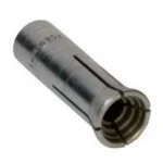 RCBS Rotary Case Trimmer Collet #1, dark metal angled view with slotted cylindrical body