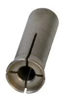 RCBS Rotary Case Trimmer Collet #4, grey angled view with slotted end