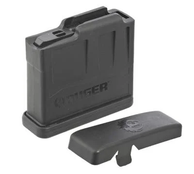 ruger-ai-style-polymer-magazine-308-win-5-rds-black-primary MAG RUGER AI STYLE 308WIN/6.5CM 5RD black magazine with detached base plate
