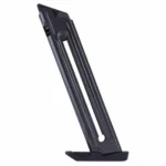 Mec-Gar Ruger Mark III 22/45 handgun magazine, angled black side view with long slot