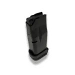 ProMag Ruger Max-9 black handgun magazine, angled front view with extended baseplate