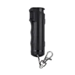 Security Equipment Corporation Sabre Pepper Gel, black canister with flip top and keychain clip