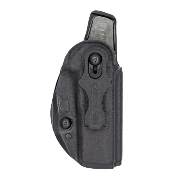 Safariland SL SPECIES TAU G2C/G3C, black right-hand molded holster in front view