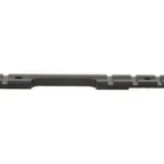 Weaver Standard Top Mount Aluminum Scope Base matte black, angled top view