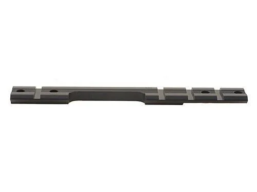 Weaver Standard Top Mount Aluminum Scope Base matte black, angled top view