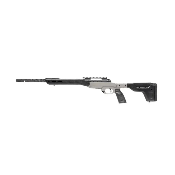 Savage Arms Savage 110 Ultralite Elite Rifle 6.5 Creedmoor 3rd Capacity 18'' Threaded Gray Metal Barrel Black Synthetic Stock