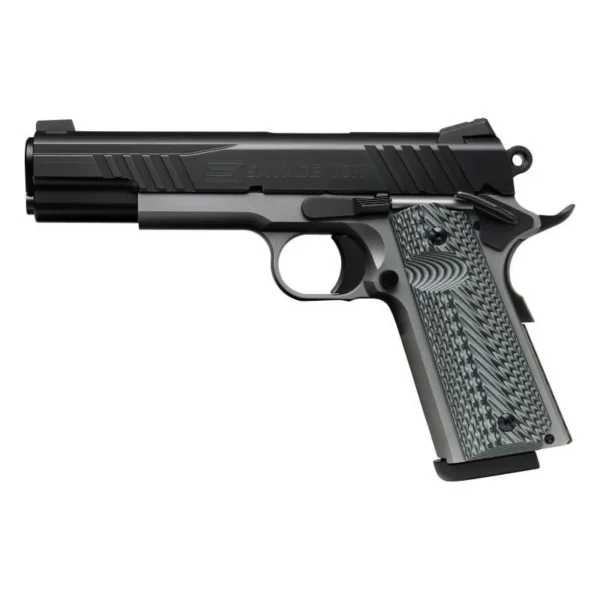 Savage Arms Savage 1911 Gov't Style Handgun 9mm Luger 10rd Magazines (2) 5" Barrel Black and Stainless - DEMO