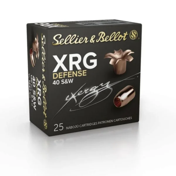 Mag-Tech/Sellier- Bellot Sellier & Bellot XRG Defense Handgun Ammunition .40 S&W 130gr HP 1247 fps 25/ct