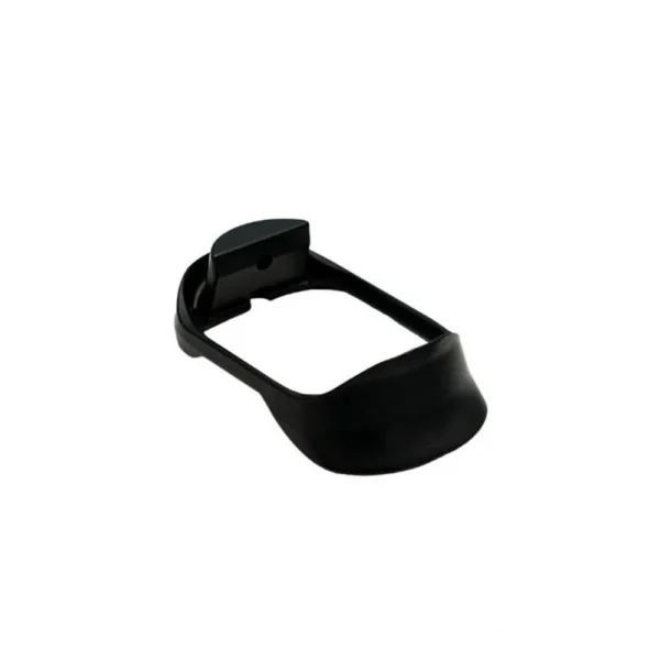 Shield Arms Premium Magwell for Glock 17 Gen 6, black angled view with flared base