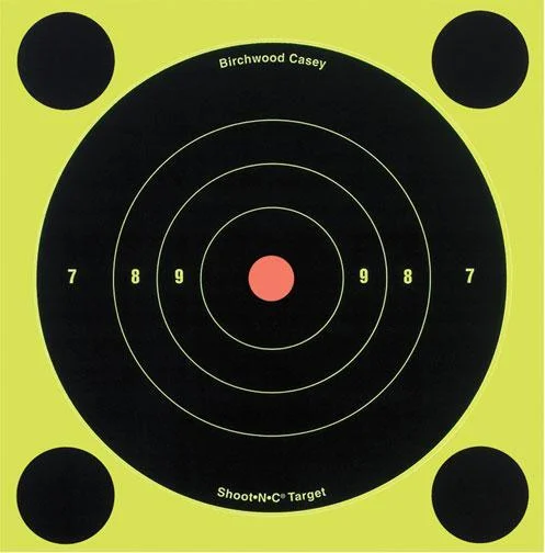 Birchwood Casey Shoot-N-C 8" Bull's Eye Targets 30/ct