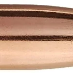 Sierra High Velocity Varminter Rifle Bullets, side view of copper bullet with exposed lead tip