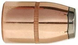 Sierra Sports Master Handgun Bullets, copper-coloured bullet with exposed dark tip, side view