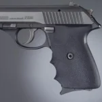 Hogue SIG Sauer Grips P230-P232 black rubber grip with finger grooves, right side