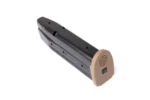 Sig Sauer Handgun Magazine P320-M17/M18, angled view with coyote baseplate