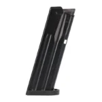 Sig Sauer P320-XTEN Factory Magazine, black angled side view with extended base plate