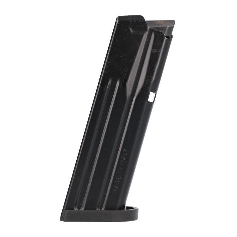 sig-sauer-p320-xten-10mm-15-round-factory-magazine-primary Sig Sauer P320-XTEN Factory Magazine, black angled side view with extended base plate