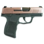 Sig Sauer Exclusive "Rose Sparkle Slide" P365-380 Handgun 380 Auto 10rd Magazine 3.1" Barrel Black Manual Safety