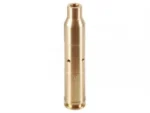 Gsm SME Sight-Rite Chamber Cartridge Laser Bore Sight, upright view of brass-colored body