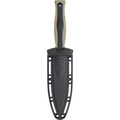 Battenfeld Knives Smith & Wesson M&P, fixed blade in black sheath with tan and black handle