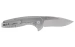 Sog Specialty Knives Inc. SOG Knives Aegis FLK 2.0 Folding Knife 3-1/4" Drop Point Blade Silver - alternate view 6