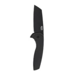 SOG Knives Aegis FLK 2.0, black folding knife open in right-side view