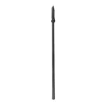 SOG Knives Shadow Spear II, black spear with tanto blade shown upright