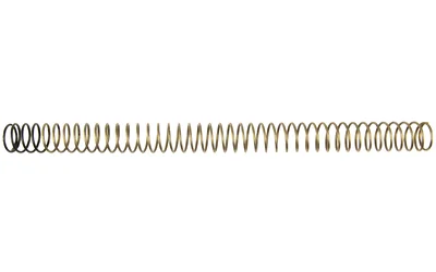 solgw-extra-power-buffer-spring-primary-1 SOLGW Xtra Power Rifle Buffer Spring silver, horizontal side view with tightly coiled ends