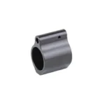 SOLGW Liberty Gas Block .750 black, angled front view with circular bore and top pin holes