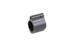 SOLGW Liberty Gas Block .750 black, angled front view with circular bore and top pin holes