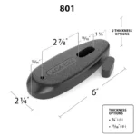 Kick Eez Products KICK-EEZ Special Slotted Recoil Pad 2-1/4" x 6" x 15/16" Black - alternate view 2