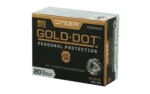 Speer Gold Dot Handgun Ammunition 32 ACP 60 gr HP 960 fps 20/ct - alternate view 4