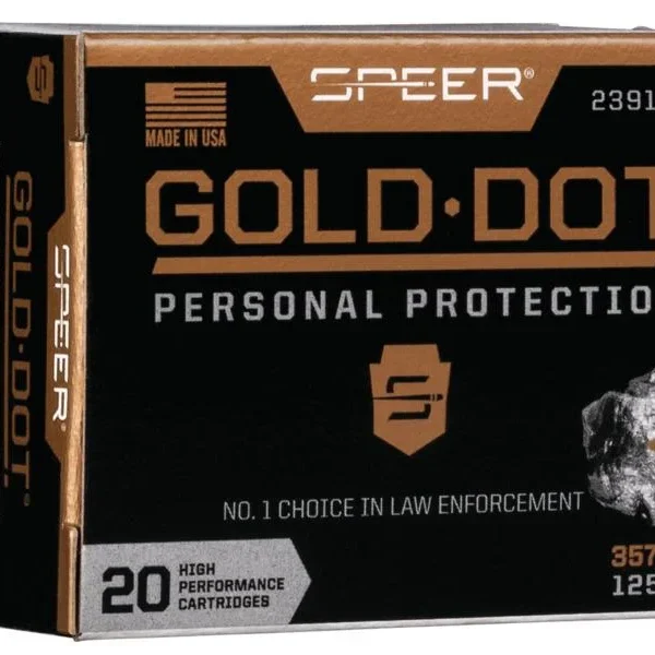 Speer Ammunition SPR GOLD DOT 357SIG 125GR HP 20/200