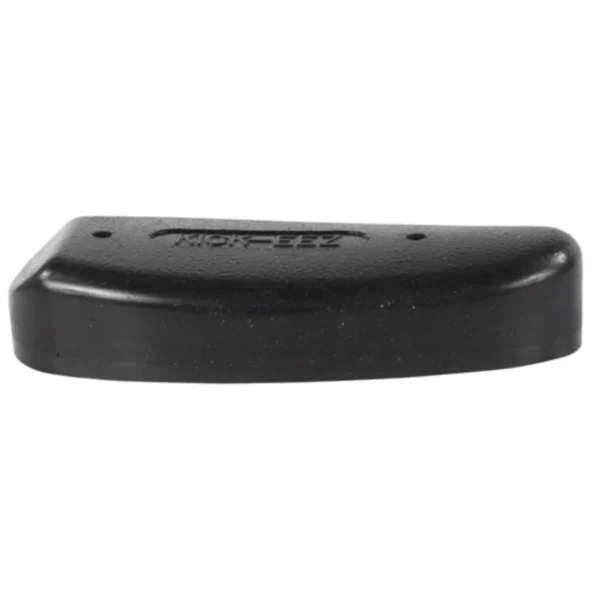 KICK-EEZ Sporting Clay recoil pad, black angled top view with rounded edges and screw holes