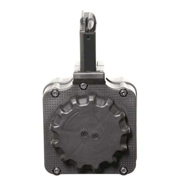 ProMag Springfield Armory M1A / M14 Magazine black polymer drum, front view