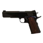 Standard MFG Co LLC Standard Mfg 1911 Handgun .45 ACP 7rd Magazine 5" Barrel Black and Royal Blue Engraving with Brown Grips