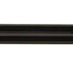 Weaver Standard Top Mount extension scope base, gloss black side view with mounting slots