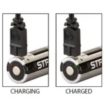 Streamlight STRMLGHT SL-B26 BATTERY USB 2PK, close-ups showing USB cable charging indicators