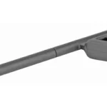 STRIKE MED LNGTH CHRGNG HNDL CZ EVO, black angled top view with long shaft and wide handle
