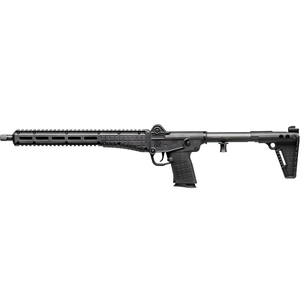 sub2000-gen-3-5-7x28mm-rifle-primary Kel-Tec KELTEC SUB2K 5.7, black carbine in full left-side view with adjustable stock