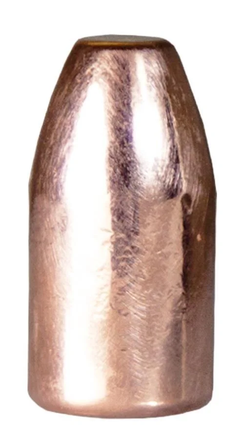 superior-plated-458-socom-bullets-350-gr-rs-500-ct-primary Berry's Superior Plated Rifle Bullets, single copper-colored bullet in front view