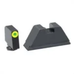 Ameriglo Green Tritium sights, black front and rear sights with lime green front outline