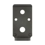 Calculated Kinetics CK S&W M&P 2.0 to RMR DT Plate, black top view with four circular holes