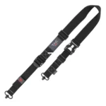 Allen Tac Six Citadel QD Double Point Weapon Sling in black with buckles and attachment points