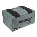 AOB Caldwell TackDriver Prop Bag, gray and black angled view with printed branding