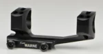 WARNE GEN 2 EXTND SKELETON 1-inch mount, black side view with dual rings and base bolts